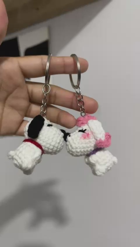 PAREJA SNOOPYS CROCHET